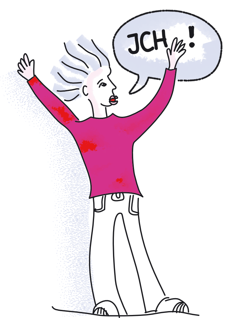 dialogisch illus_ICH Illustration einer gezeichneten Stadt